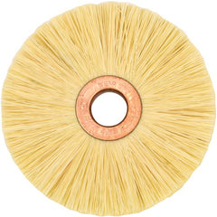 3″ Small Diameter Tampico Wheel Brush, 1/2″ Arbor Hole - Best Tool & Supply