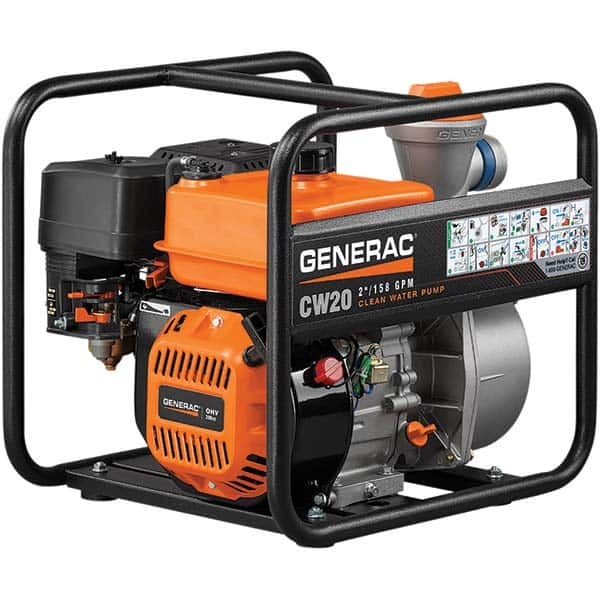 Generac Power - Self-Priming Engine Pumps Horsepower: 5.0 Engine Type: OHV - Best Tool & Supply