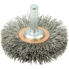 2″ Diameter - Crimped Stainless Confle x Brush - Best Tool & Supply