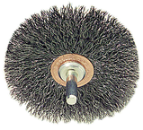 3'' Diameter - Crimped Stainless Confle x Brush - Best Tool & Supply