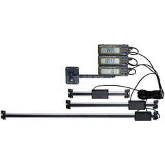 Linear Scale: 12″ Max Measuring Range, 0.0005″ Resolution, 24″ Scale Length 76″ Cable Length