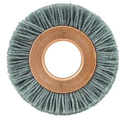 1-1/2″ Small Diameter Nylox Wheel Brush, .022/180, 1/2″ Arbor Hole - Best Tool & Supply