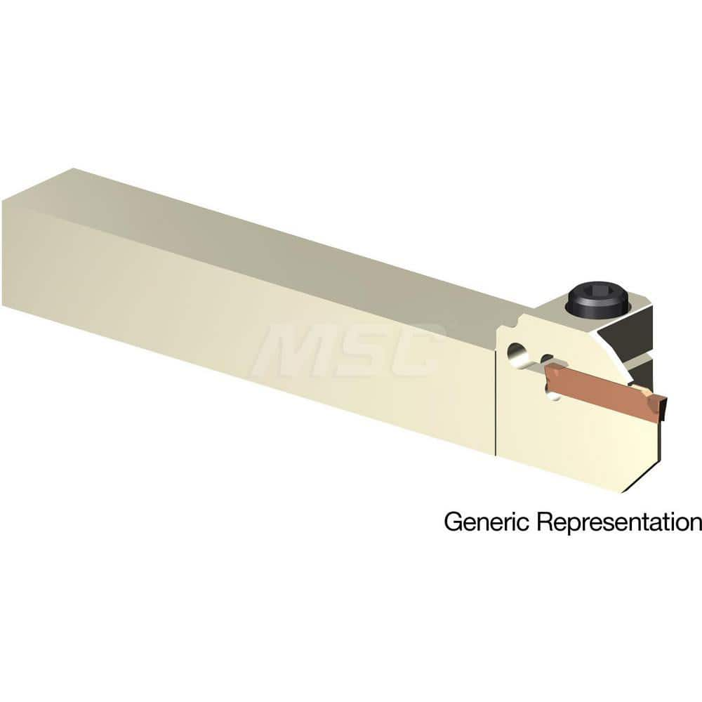 Indexable Cutoff Toolholder: 0.47″ Max Depth of Cut, 0.94″ Max Workpiece Dia, Left Hand 5/8″ Shank Height, 5/8″ Shank Width, Uses GCMN Inserts, Series GND