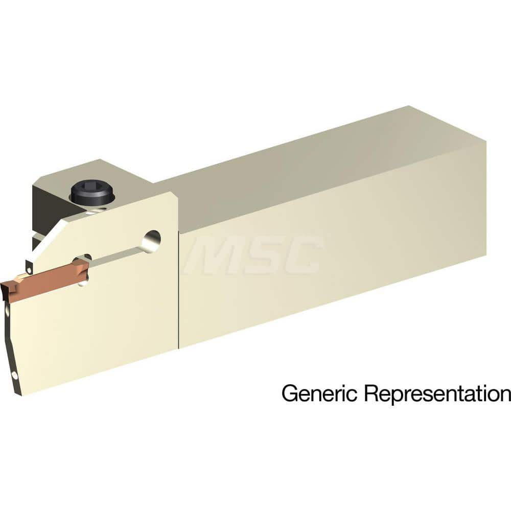 Indexable Cutoff Toolholder: 20 mm Max Depth of Cut, 40 mm Max Workpiece Dia, Right Hand 25 mm Shank Height, 25 mm Shank Width, Uses GCMN Inserts, Series GND