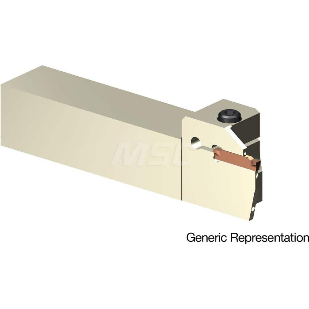 Indexable Cutoff Toolholder: 1/2″ Max Depth of Cut, 1″ Max Workpiece Dia, Left Hand 3/4″ Shank Height, 3/4″ Shank Width, Uses GCMN Inserts, Series GND