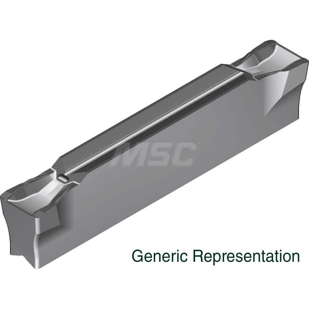 Grooving Insert: GCM5187GG AC8025P, Solid Carbide Absotech Finish, Neutral, 0.187″ Cutting Width, 0.906″ Max Depth, Series GND