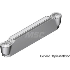 Grooving Insert: GCM5025RN AC8035P, Solid Carbide Absotech Finish, Neutral, 5 mm Cutting Width, 25 mm Max Depth, Series GND