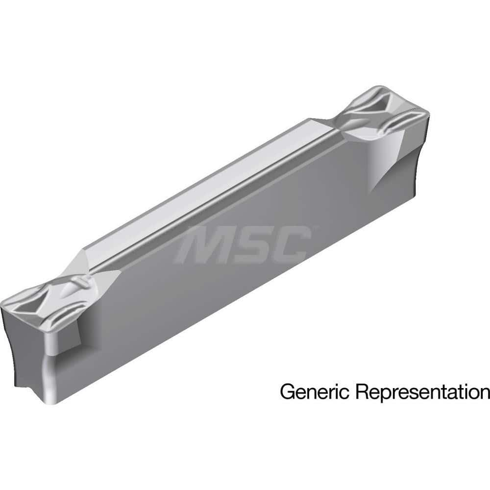 Grooving Insert: GCM5008MG AC8035P, Solid Carbide Absotech Finish, Neutral, 5 mm Cutting Width, 25 mm Max Depth, Series GND