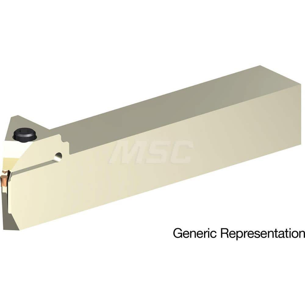 Indexable Cutoff Toolholder: 2 mm Max Depth of Cut, Right Hand 25 mm Shank Height, 25 mm Shank Width, Uses GCMN Inserts, Series GND