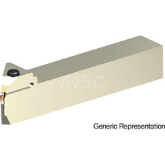 Indexable Cutoff Toolholder: 2 mm Max Depth of Cut, Right Hand 25 mm Shank Height, 25 mm Shank Width, Uses GCMN Inserts, Series GND