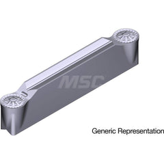 Grooving Insert: GCM3125RG AC5025S, Solid Carbide Absotech Finish, Neutral, 0.709″ Max Depth, Series GND