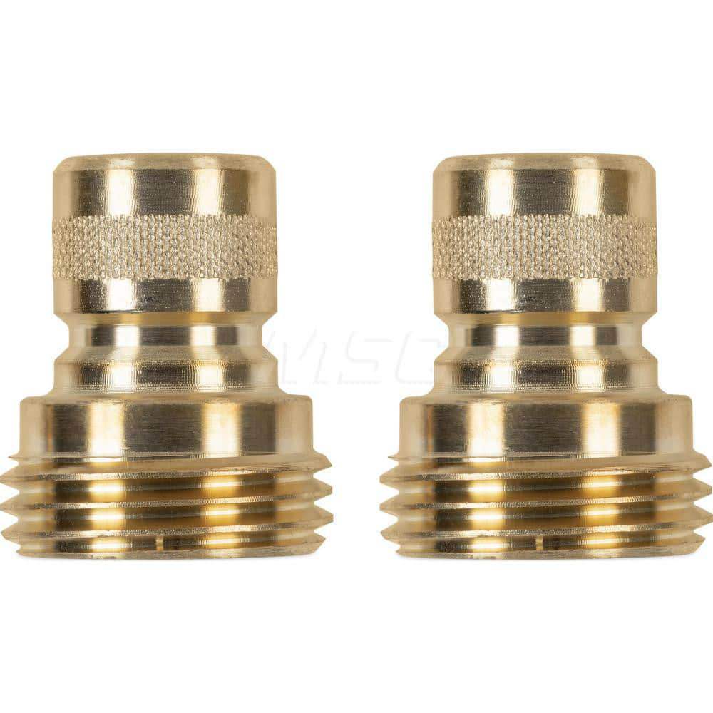 Garden Hose Fittings & Repair Kits; Connector Type: Quick Connect; Male; Compatible Hose Diameter: 0.75; Thread Type: GHT; Material: Brass; Inside Diameter (Decimal Inch): 0.75; Material: Brass