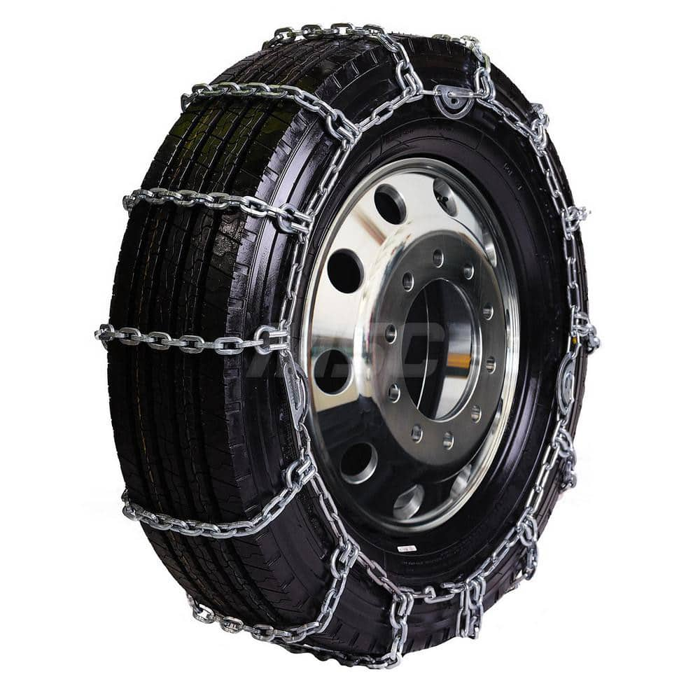 Tire Chains; For Use With: 215/85R16; 7.5R15; 235/60R17; 235/55R19; 7R15; 235/75R15; 245/75R15; 235/75R16; 215/80R16; 225/80R16; 235/80R16; 225/75R16; 245/60R17; 235/70R17; 215/70R17; 225/75R17; 215/75R18; 215/70R17.5; 7R16; 8.75R16.5; Axle Type: Single A