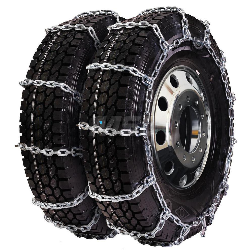 Tire Chains; For Use With: 275/85R22.5; 315/75R22.5; 11R24.5; 295/80R22.5; 11R20; 11.5R20; 10R22; 12/80R20; 12R22; 305/80R22.5; 285/75R24.5; 285/80R24.5; Axle Type: Dual Axle