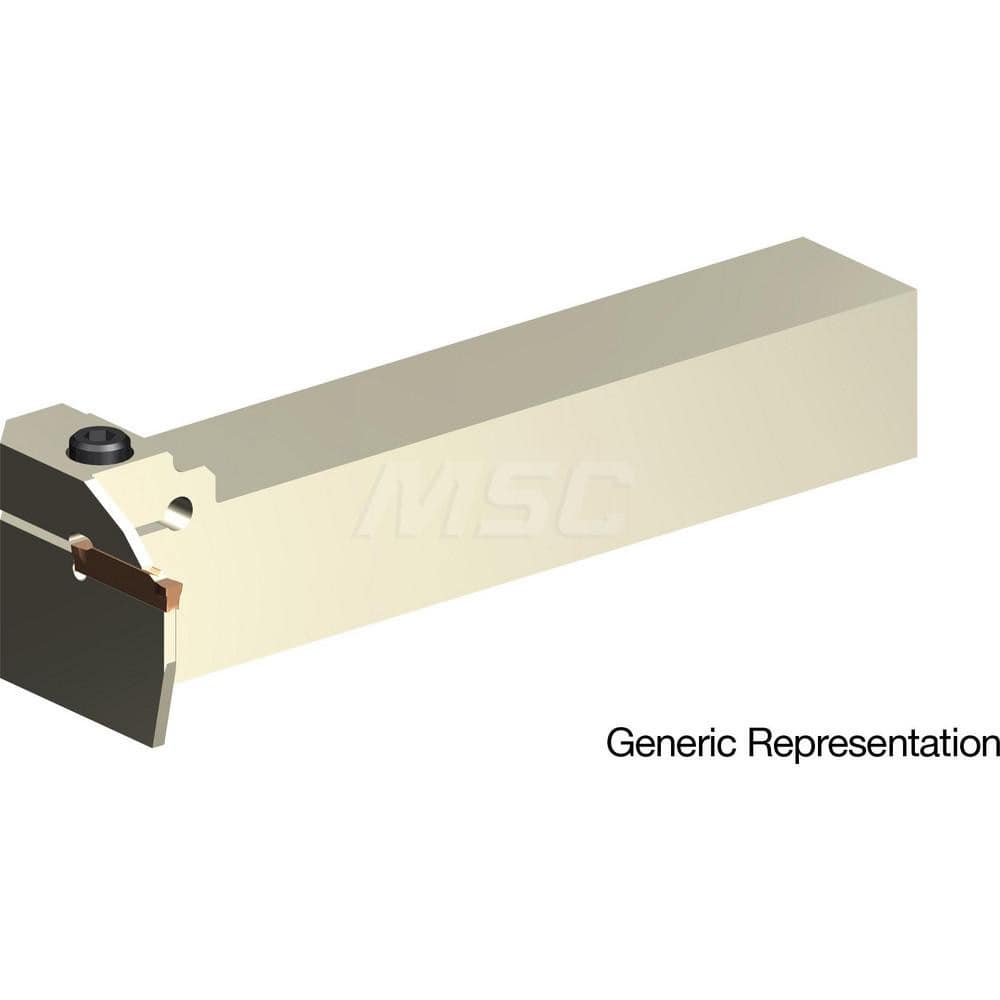 Indexable Cutoff Toolholder: 0.6″ Max Depth of Cut, 1.2″ Max Workpiece Dia, Right Hand 3/4″ Shank Height, 3/4″ Shank Width, Uses GCMN Inserts, Series GND