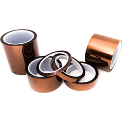 Polyimide Film Tape: 3/16″ Wide, 100' x 1 mil Thick Non-Adhesive, 100 to 500 ° F, Series PPTA