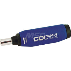 Torque Screwdriver: 4 to 40 in/lb Torque 6.3″ OAL, 1/4″ Drive