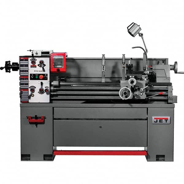 Toolroom Lathe: 14″ Swing, 40″, Electronic Variable Speed 1-1/2″ Spindle Bore Dia, D1-4, 40 to 2,000 RPM, 3 Phase, 230/460V, 3 hp