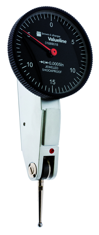 1.26" Face Diameter .0005" Graduation Black Face Dial Test Indicator Model No. 01889018 - Best Tool & Supply