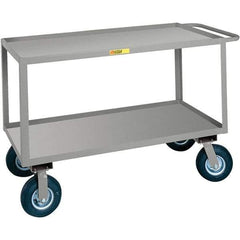 Little Giant - 1,200 Lb Capacity, 24" Wide x 36" Long x 38" High Cart - Steel, Pneumatic Casters - Best Tool & Supply