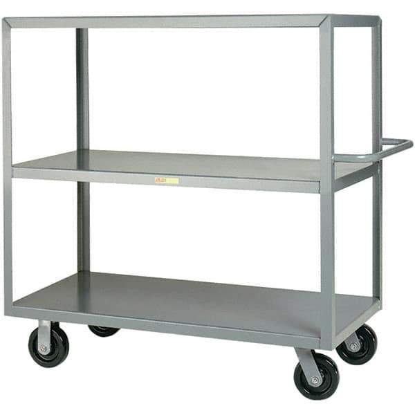 Little Giant - 3,600 Lb Capacity, 24" Wide x 36" Long x 45" High Cart - Steel, Phenolic Casters - Best Tool & Supply