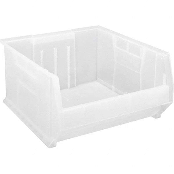 Quantum Storage - 225 Lb Load Capacity Clear Polypropylene Tote Container - Stacking, 12" Long x 22-1/2" Wide x 23.9" High - Best Tool & Supply