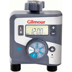 Gilmour - Lawn Sprinkler Timers Type: Auto ON/OFF Dual Outlet Electronic Timer Number of Watering Modes: 1 - Best Tool & Supply