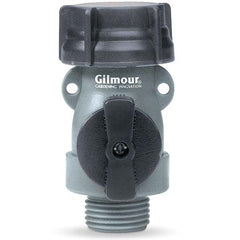 Gilmour - Garden Hose Fittings & Repair Kits Type: Shut-Off Valve Connector Type: Male; Female - Best Tool & Supply