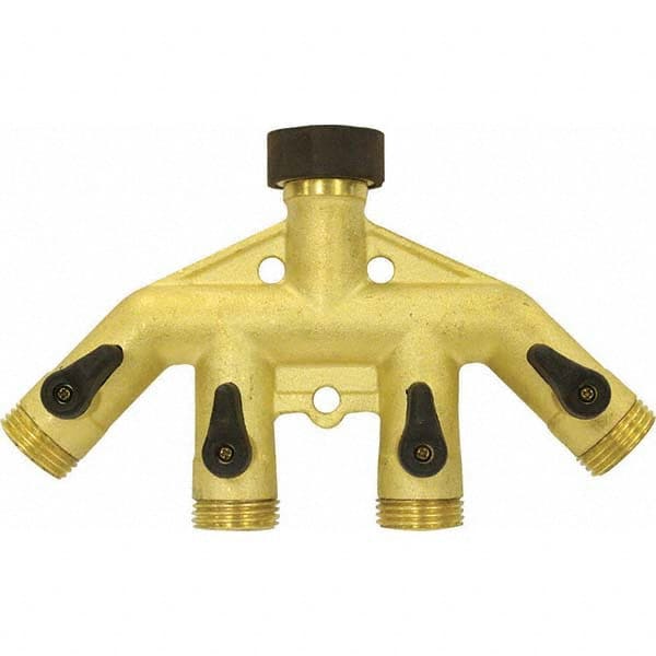 Gilmour - Garden Hose Fittings & Repair Kits Type: Shut-Off Valve Connector Type: Male; Female - Best Tool & Supply