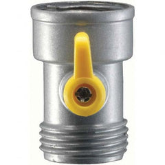 Nelson - Garden Hose Fittings & Repair Kits Type: Shut-Off Valve Connector Type: Female; Male - Best Tool & Supply