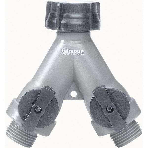 Gilmour - Garden Hose Fittings & Repair Kits Type: Shut-Off Valve Connector Type: Male; Female - Best Tool & Supply