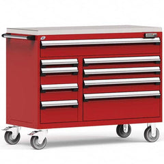 Rousseau Metal - Tool Roller Cabinets Drawers Range: 5 - 10 Drawers Width Range: 48" and Wider - Best Tool & Supply