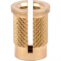 E-Z LOK - Press Fit Threaded Inserts Type: Flanged For Material Type: Plastic - Best Tool & Supply