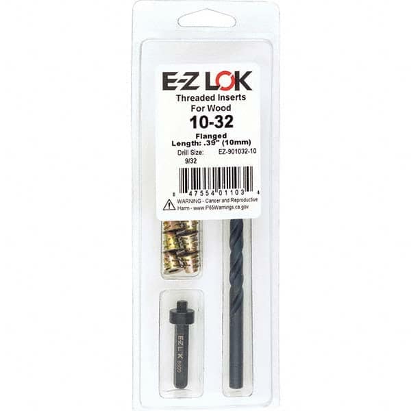 E-Z LOK - Thread Repair Kits Insert Thread Size (Inch): #10-32 Includes Drill: Yes - Best Tool & Supply