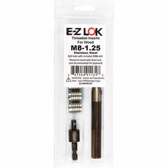 E-Z LOK - Thread Repair Kits Insert Thread Size (mm): M8x1.25 Includes Drill: Yes - Best Tool & Supply