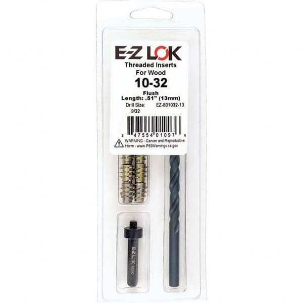 E-Z LOK - Thread Repair Kits Insert Thread Size (Inch): 1/4-20 Includes Drill: Yes - Best Tool & Supply