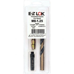 E-Z LOK - Thread Repair Kits Insert Thread Size (mm): M8x1.25 Includes Drill: Yes - Best Tool & Supply