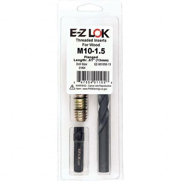 E-Z LOK - Thread Repair Kits Insert Thread Size (Inch): 1/4-20 Includes Drill: Yes - Best Tool & Supply