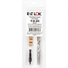 E-Z LOK - Thread Repair Kits Insert Thread Size (Inch): 1/4-20 Includes Drill: Yes - Best Tool & Supply