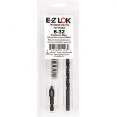 E-Z LOK - Thread Repair Kits Insert Thread Size (Inch): #6-32 Includes Drill: Yes - Best Tool & Supply