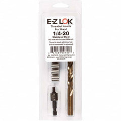 E-Z LOK - Thread Repair Kits Insert Thread Size (Inch): 1/4-20 Includes Drill: Yes - Best Tool & Supply