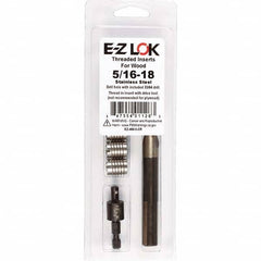 E-Z LOK - Thread Repair Kits Insert Thread Size (Inch): 5/16-18 Includes Drill: Yes - Best Tool & Supply