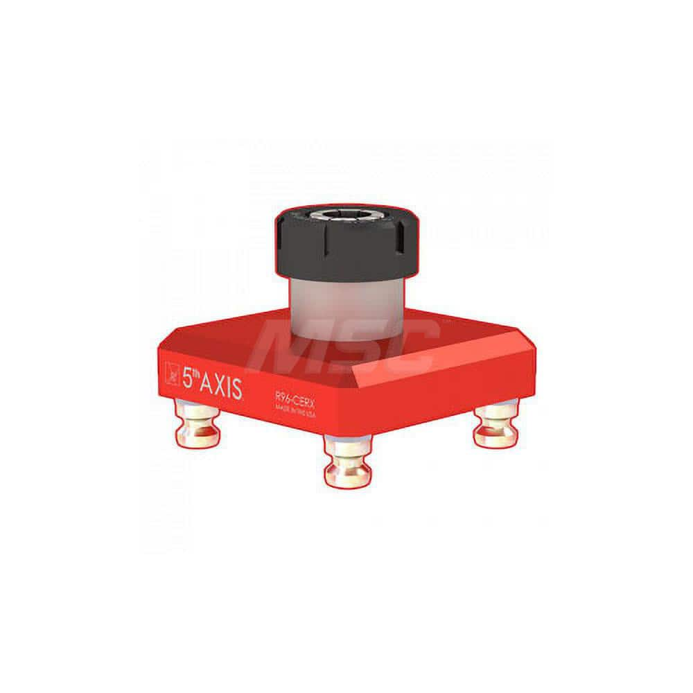 CNC Quick-Change Clamping Modules; Actuation Type: Manual; Mounting Hole Location: Bottom; Overall Length: 4.95; Mounting Hole Size: M6; Width/Diameter (mm): 5; Length (Inch): 4.95; Length (Decimal Inch): 4.95; Overall Width: 5; Mounting Hole Size: M6