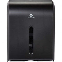 Georgia Pacific - Paper Towel Dispensers; Dispenser Style: Manual ; Dispenser Type: Towel ; Type: Towel ; Color: Black ; Overall Height: 15.4; 15 ; Color: Black - Exact Industrial Supply