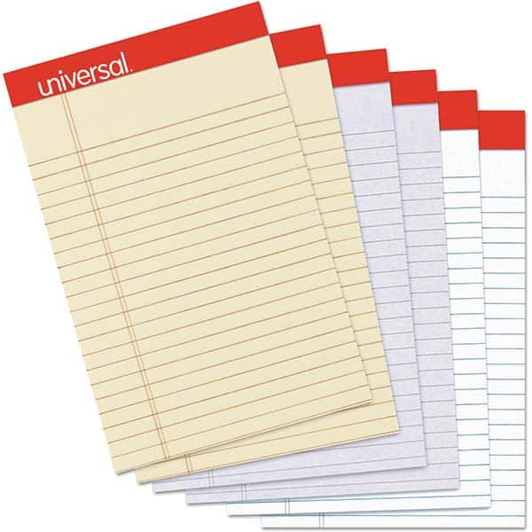 UNIVERSAL - Note Pads, Writing Pads & Notebooks Writing Pads & Notebook Type: Writing Pad Size: 5 x 8 - Best Tool & Supply