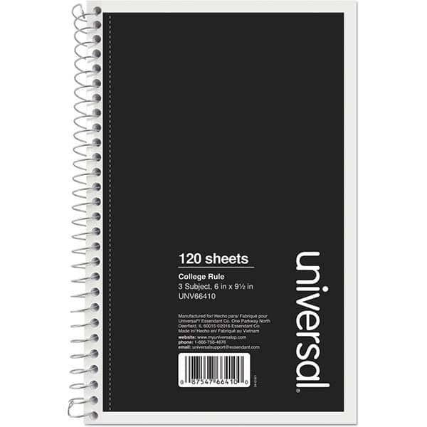 UNIVERSAL - Note Pads, Writing Pads & Notebooks Writing Pads & Notebook Type: Notebook Size: 9-1/2 x 6 - Best Tool & Supply