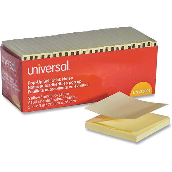 UNIVERSAL - Note Pads, Writing Pads & Notebooks Writing Pads & Notebook Type: Self-Stick Notes Size: 3 x 3 - Best Tool & Supply