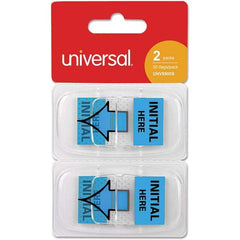 UNIVERSAL - Self-Stick Page Flags Style: Flag Color: Blue - Best Tool & Supply