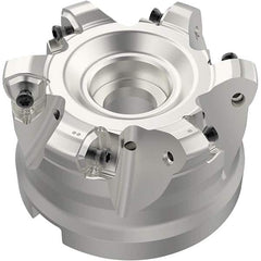 Seco - Indexable High-Feed Face Mills Cutting Diameter (Inch): 3.307 Cutting Diameter (mm): 84.00 - Best Tool & Supply