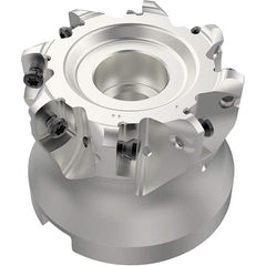 Seco - Indexable High-Feed Face Mills Cutting Diameter (Inch): 2.480 Cutting Diameter (mm): 63.00 - Best Tool & Supply